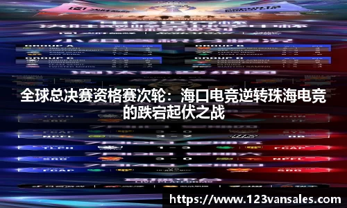 全球总决赛资格赛次轮：海口电竞逆转珠海电竞的跌宕起伏之战